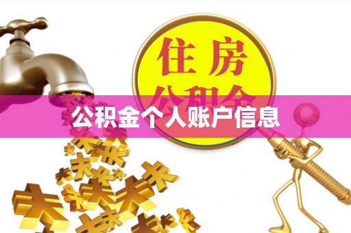 清原公积金个人账户信息