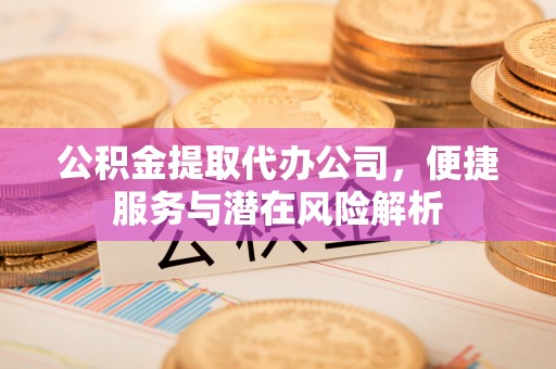 清原公积金提取代办公司，便捷服务与潜在风险解析