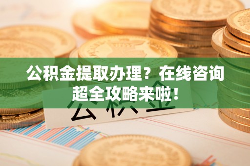 清原公积金提取办理？在线咨询超全攻略来啦！